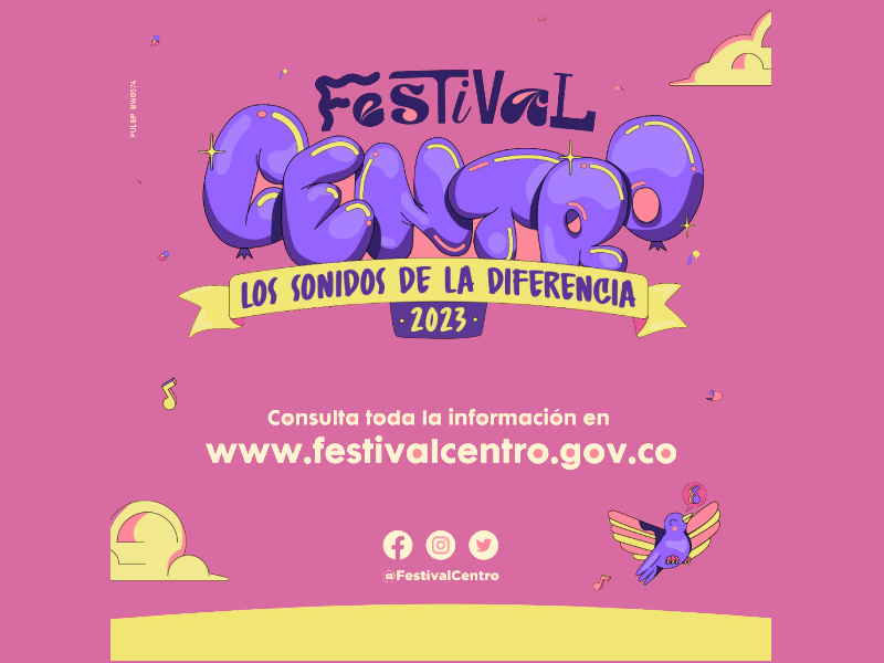 TODO LISTO PARA FESTIVAL CENTRO, IMPERDIBLE. 