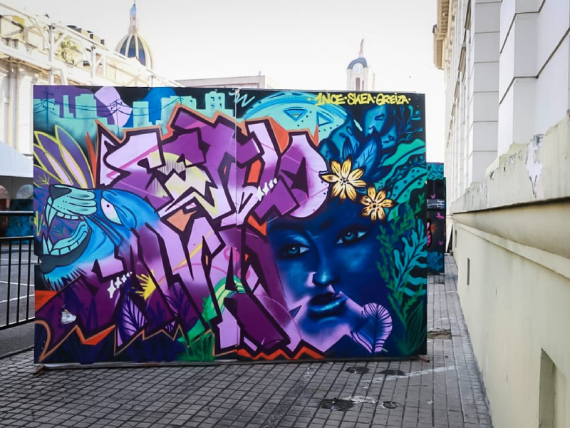 Alcaldesa Claudia López presenta la Red de Distritos Creativos en compañia del ministro de cultura Felipe Buitrago. 