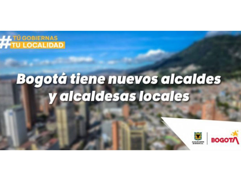 Hoy arrancan a trabajar los nuevos alcaldes locales de Bogotá