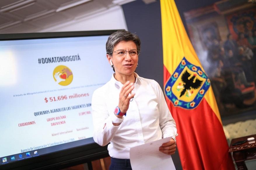 51.696 pesos recaudó la Alcaldesa Claudia López