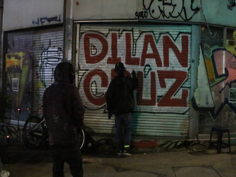 Plantón por la vida y por el sector de la cultura en Colombia.